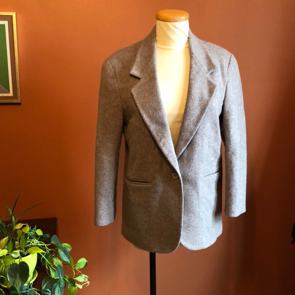 VTG L.L. Bean grey blazer
